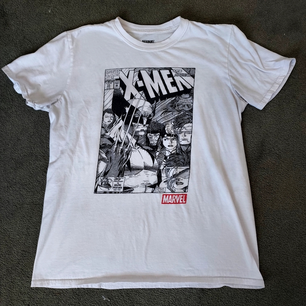 Marvel X-Men Wolverine Comic book Cotton Graphic Print t-shirt Medium